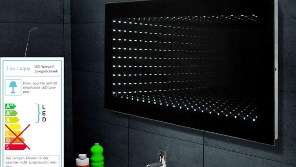 Zrcadlo UNIVERS 120 s LED osvětlením a 3D efektem