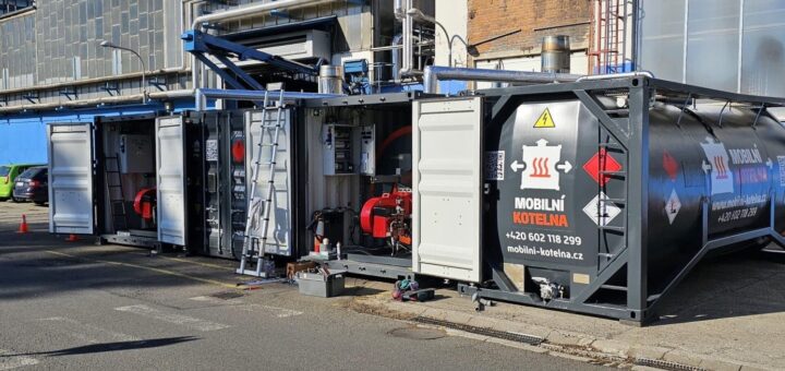 Dočasné vytápění bez starostí Nabízí se řešení pomocí mobilních kotelen